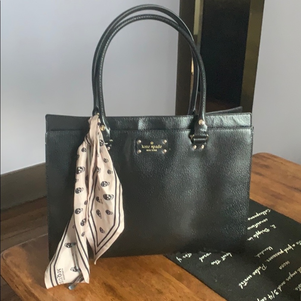 Large Black Kate Spade Laptop Tote